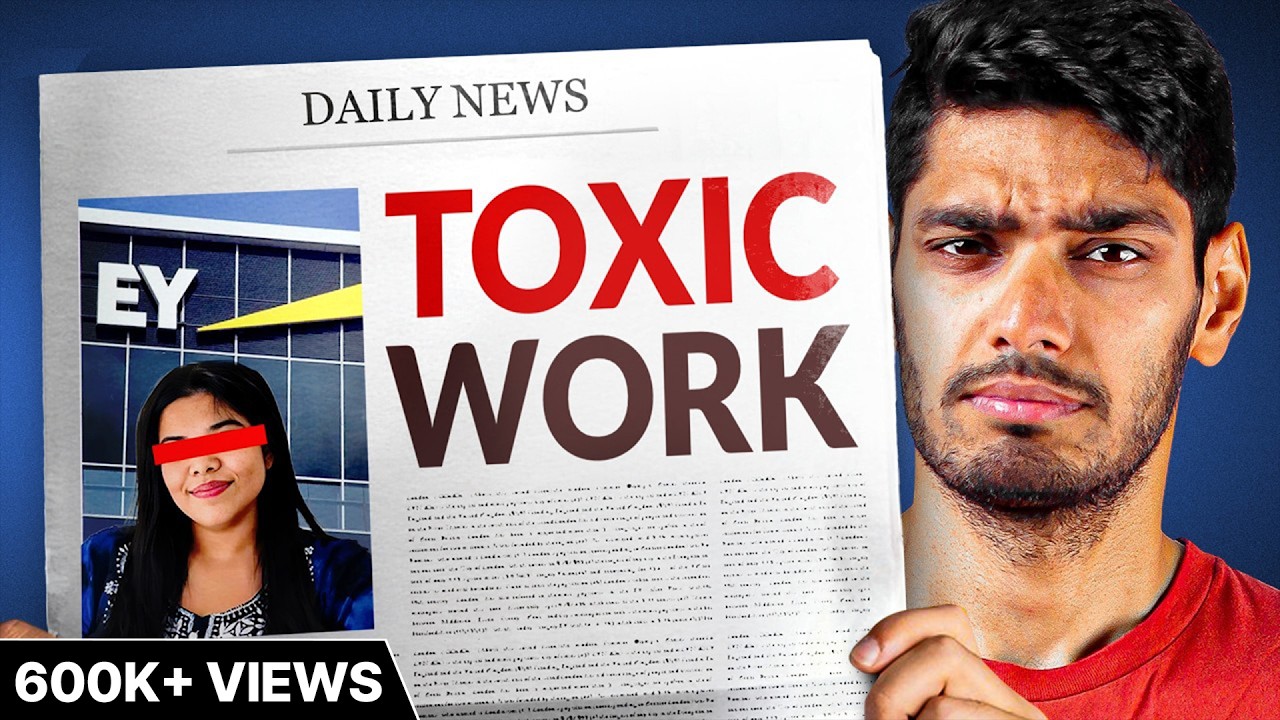 Toxic Reality Of Indian Work Culture | EY Death ft. @mohak_mangal