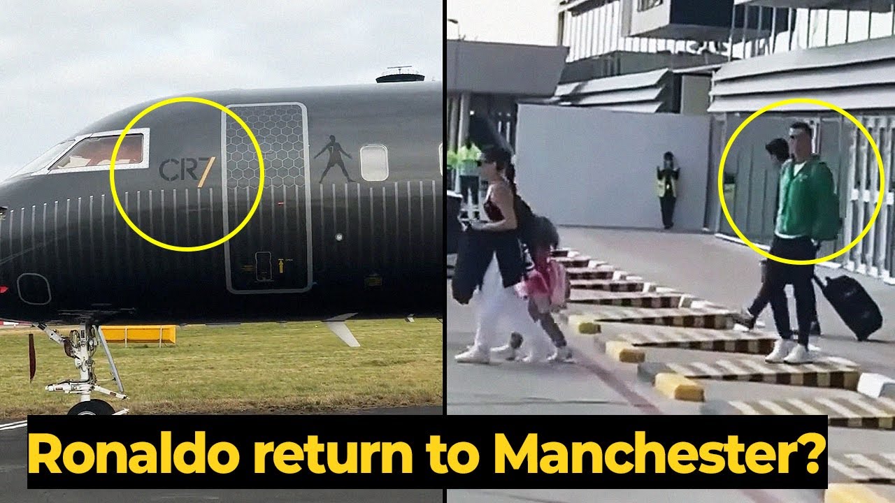 Cristiano Ronaldo's private jet was spotted at Manchester Airport, what happen? Man Utd News