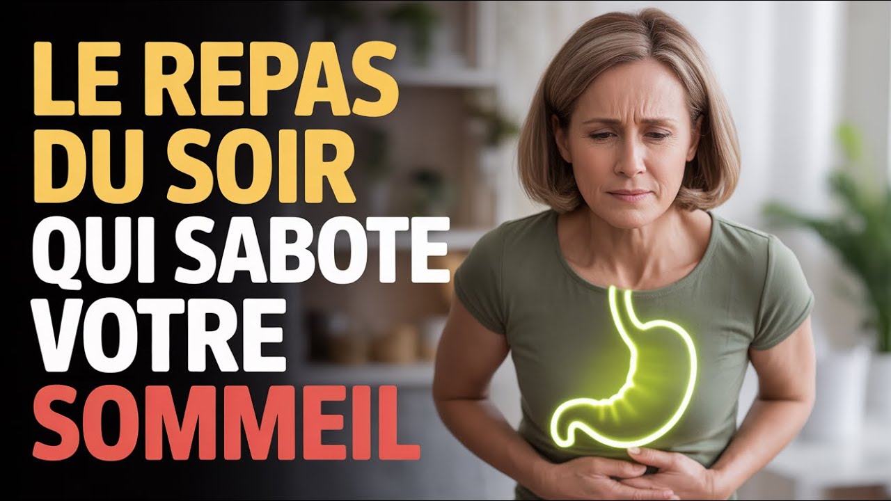 L'Erreur du Dîner : Pourquoi vous vous réveillez fatiguée à 3h