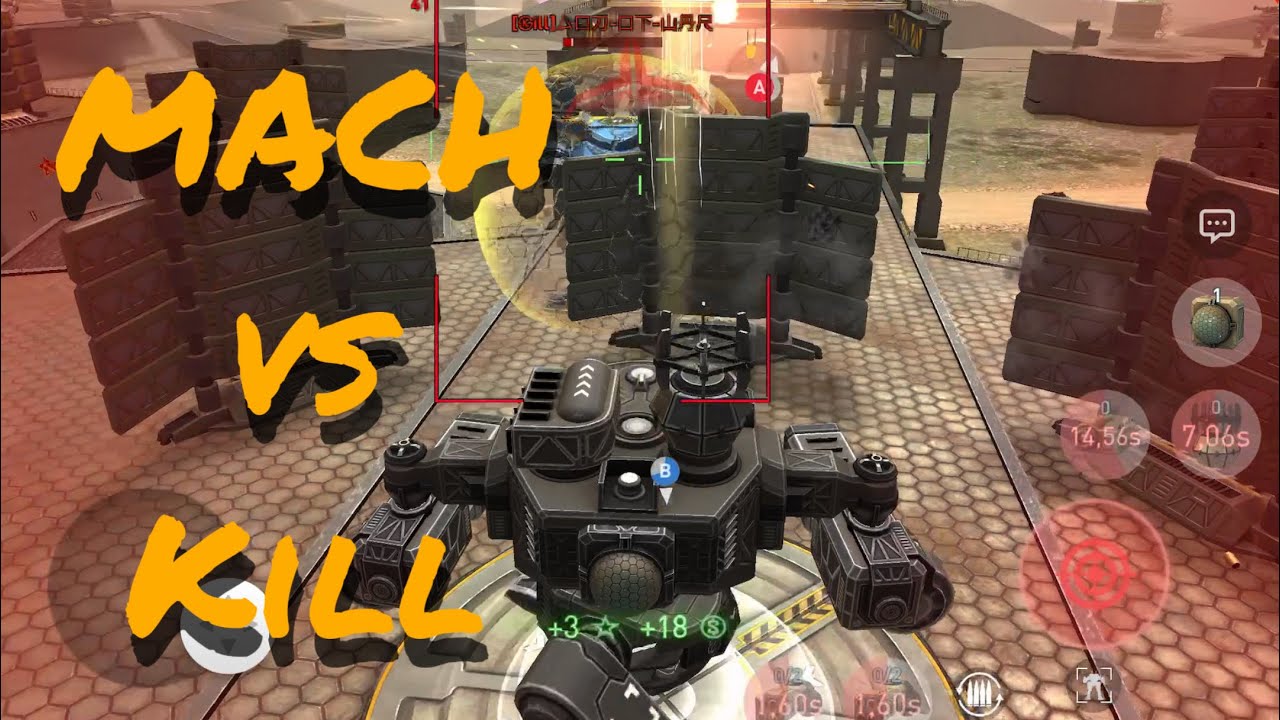 MACH vs kill - GREENMAP - World of Robots