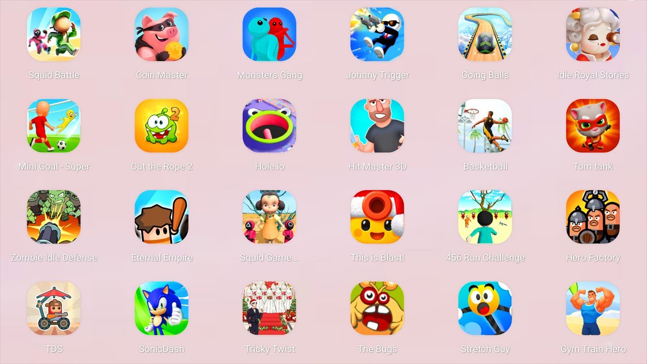 Roblox,Mr Spider Hero Shooting Puzzle,Gym Train Hero,Mob Control,Draw To Smash,Brain Puzzle 2,......