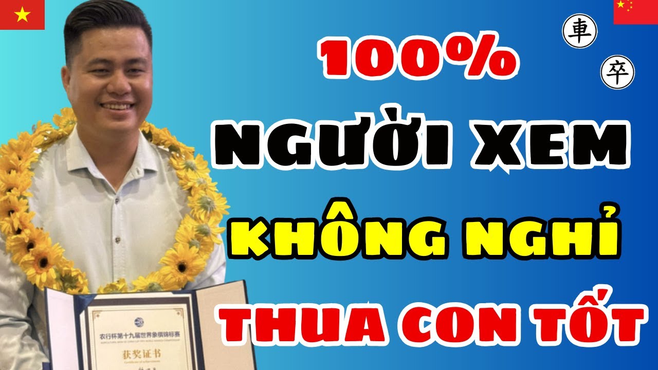(cờ tướng) Xem thường tốt lụt Đại sư TQ thua đau
