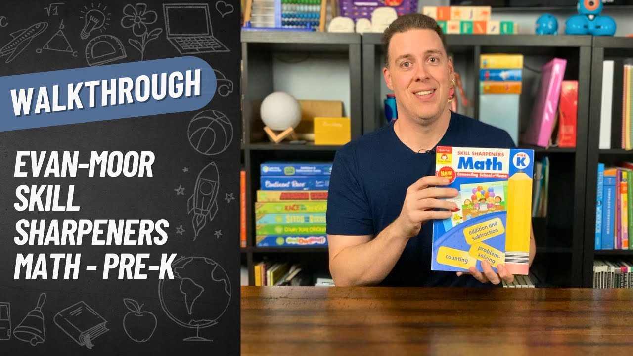 Evan-Moor Skill Sharpeners Math Pre-K Secular Review & Walkthrough