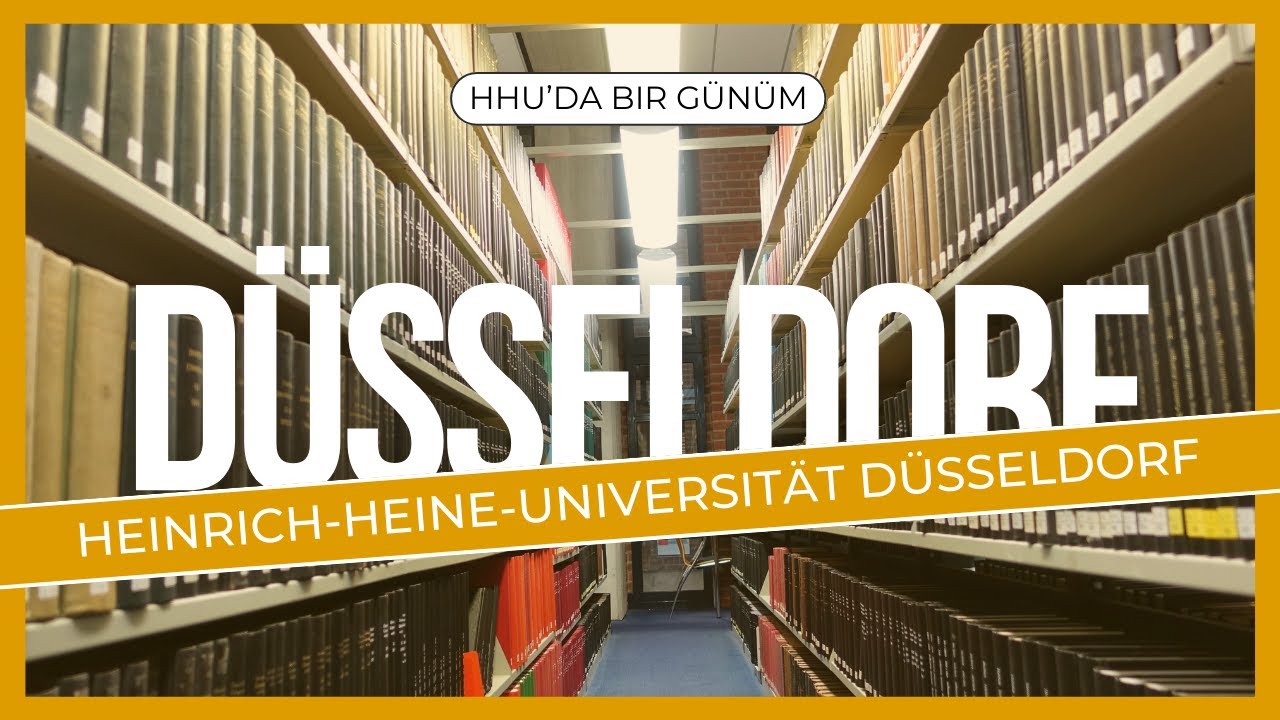 Erasmus'ta bir günüm. Almanya'da Erasmus yapmak. Heinrich-Heine-Universität Düsseldorf. HHU.