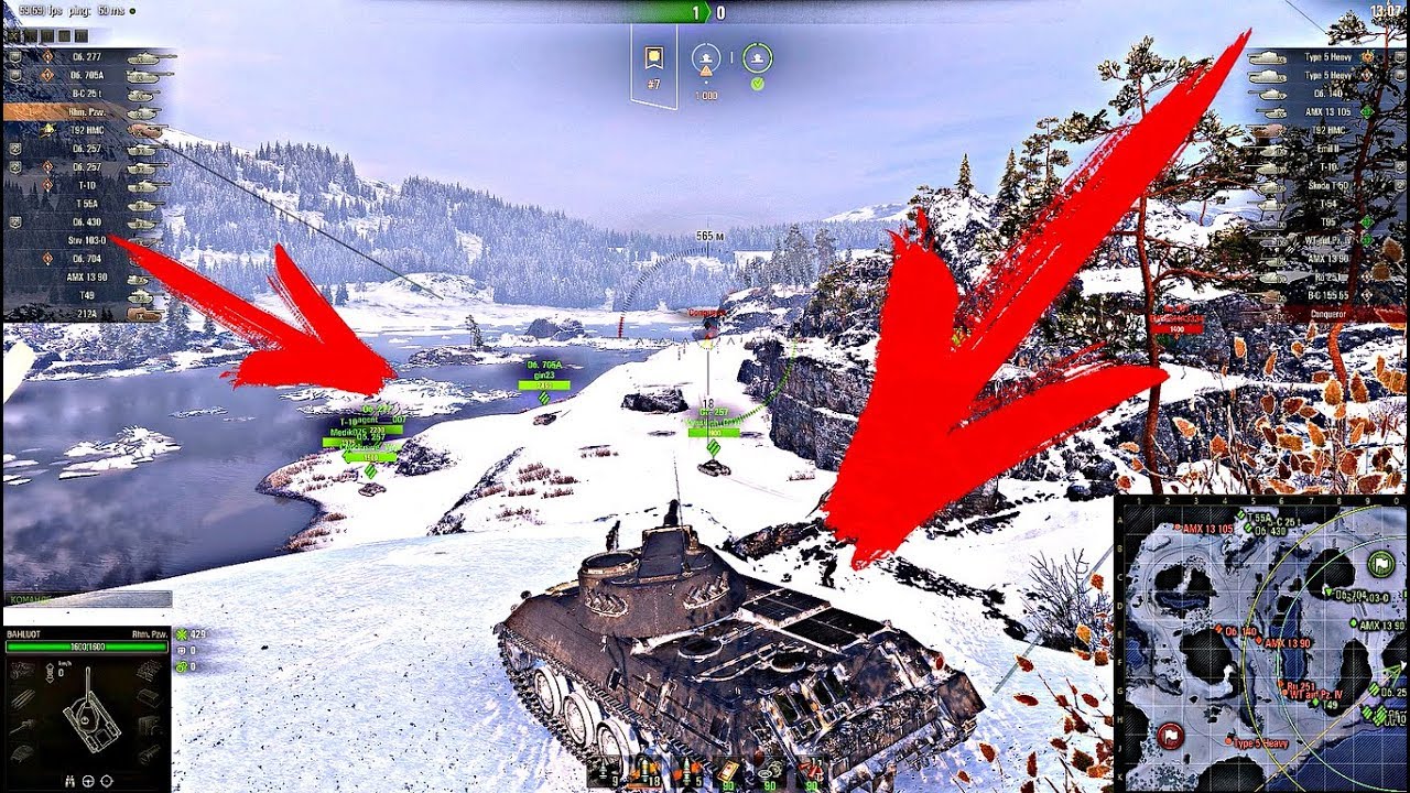 ЗАПРЕЩЕННЫЕ ПОЗИЦИИ в World of Tanks / Лучшие Моменты WOT #5