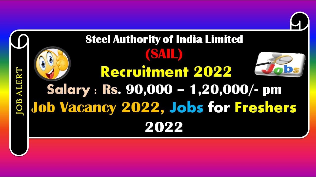 😍 Government jobs 2022:SAIL Recruitment 2022|Freshers|Job News|Jobs|Job vacancy 2022|Latest Job👍☹️💕