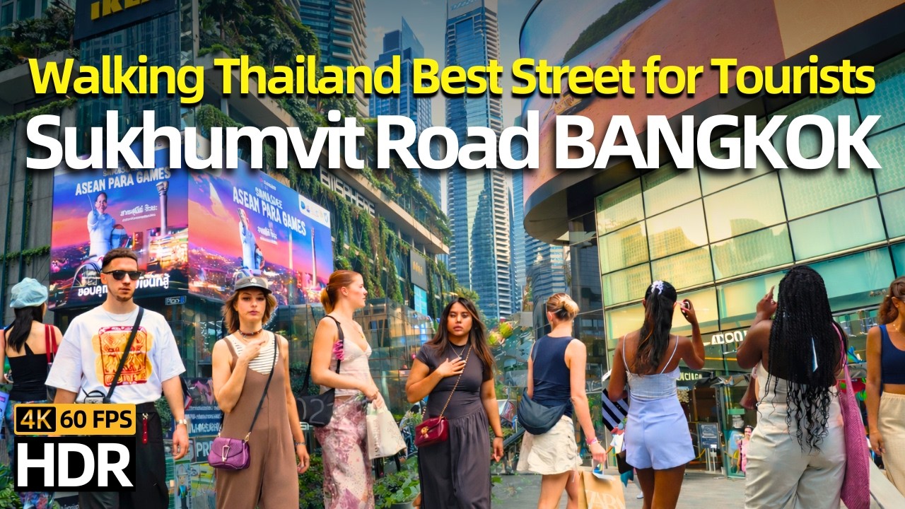 4K HDR | Walking around Sukhumvit Road BANGKOK 2026 | Best Street for Tourist | Thailand 2026