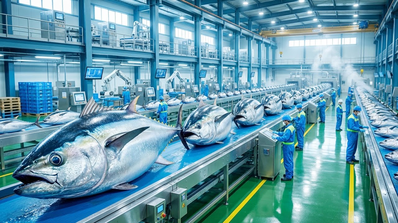 Bluefin Tuna Processing 3 Million Fish Cut by Master ChefFul