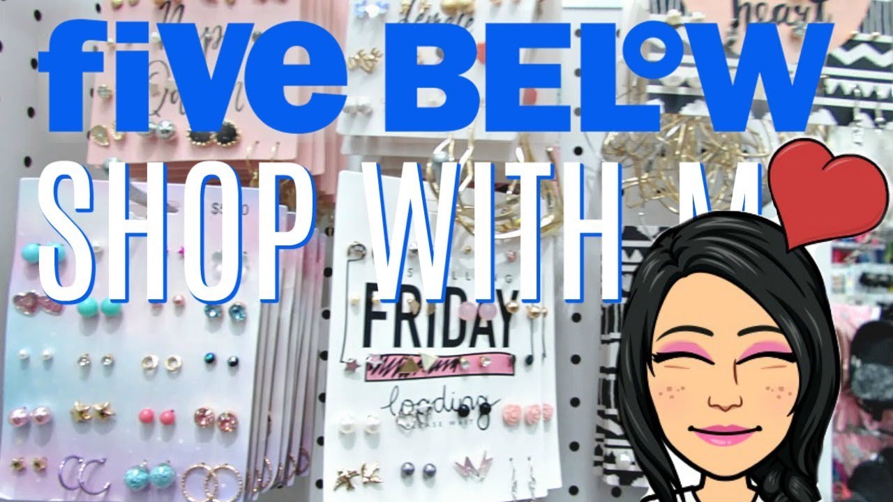 FIVE BELOW SHOPPING!!! *CHEAP* CLOTHES, HAIR ACCESSORIES, JEWELRY & MORE JUST $1 to $5