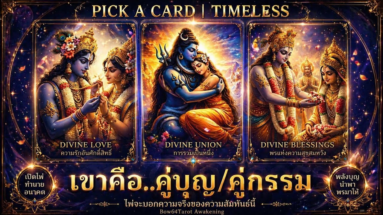 เขาคือคู่บุญหรือคู่กรรม💕Pick A Card คุณกำลังเรียนรู้บทเรียนอะไรจากความสัมพันธ์นี้🧲