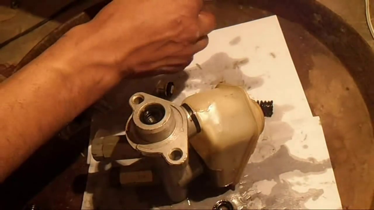 كيفية أصلاح طرمبة الفرامل  How to fix brake Tromba