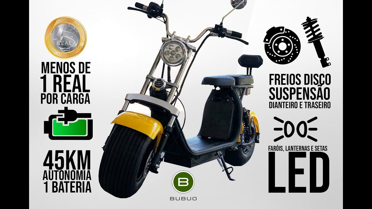 Bubuo Moto Patinete Scooter Elétrica na Feira VE América Latina
