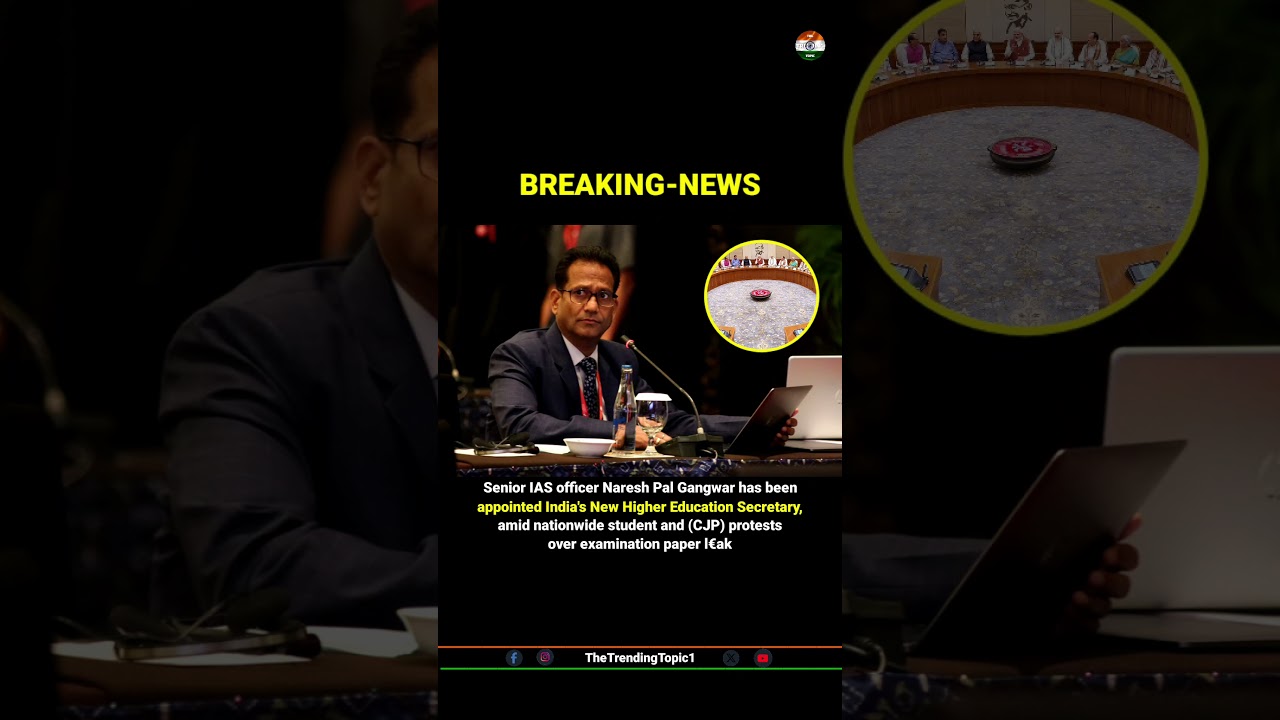 IAS officer made India's NEW EDUCATION SECRETARY amid CJP protests across India