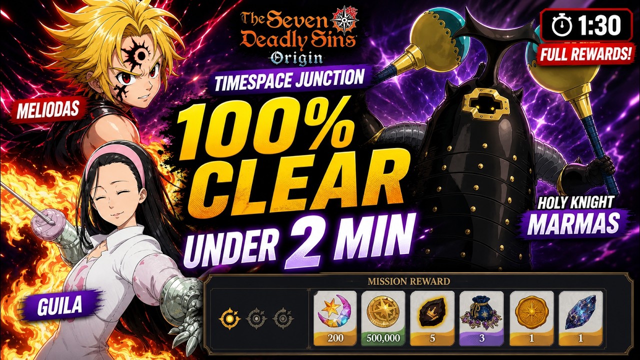 STOP FAILING Timespace Junction - GUARANTEED FULL REWARDS BUILD | 7DS: Origin