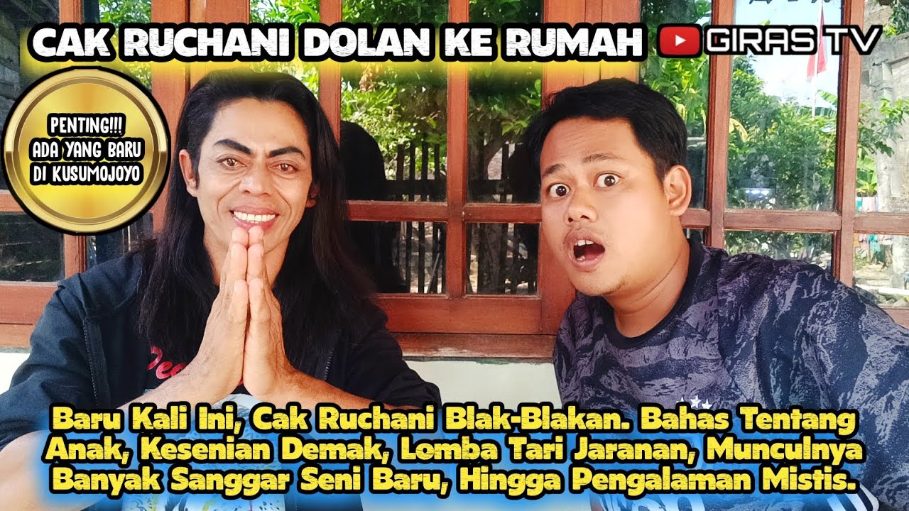 Bahas Kesenian Demak, Cak Ruchani Mampir Ke Rumah GIRAS TV
