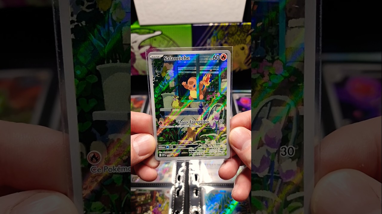 J'adore cette carte ! Salameche AR ! #pokemon #like #subscribe #tcg #charizard