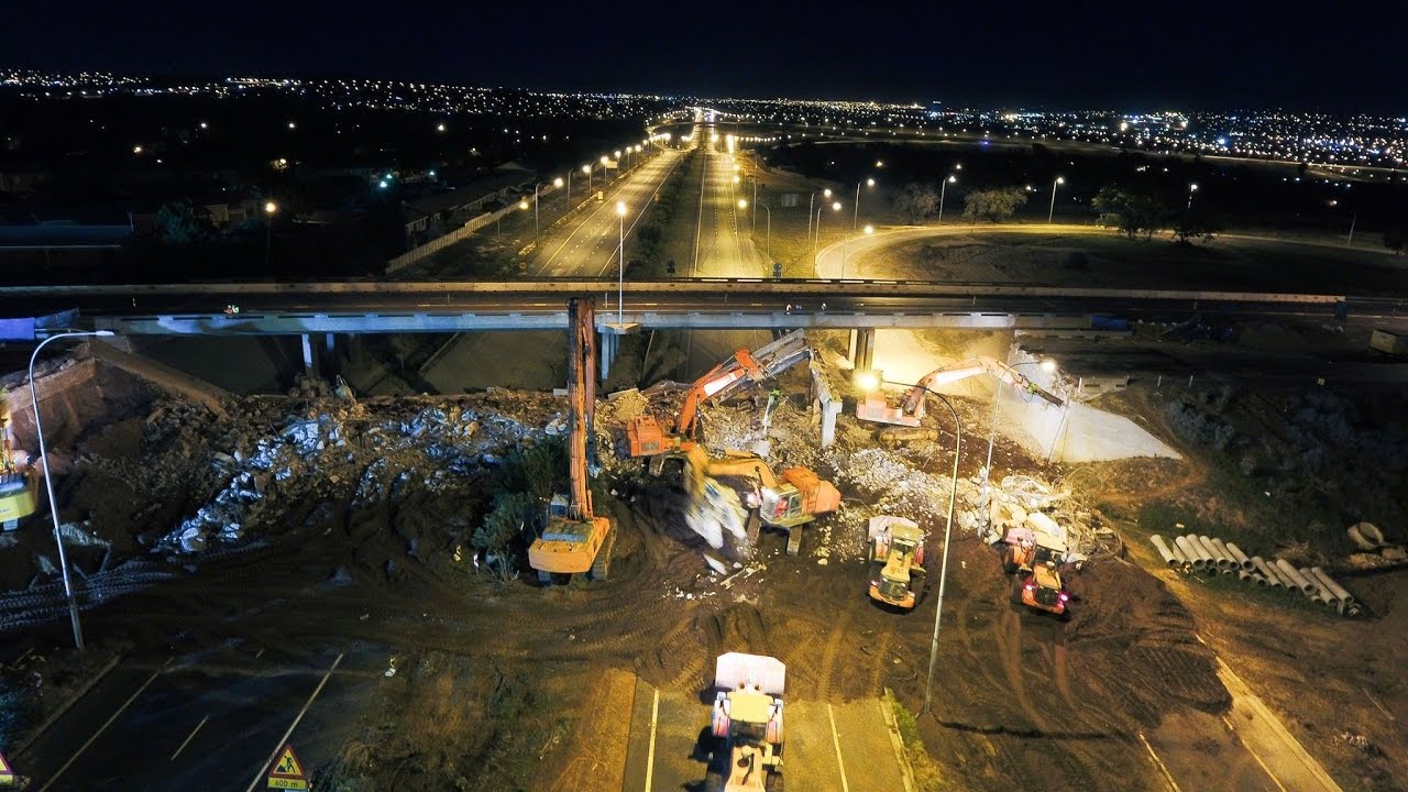 Old Oak Bridge Demolition Timelapse - Official Video