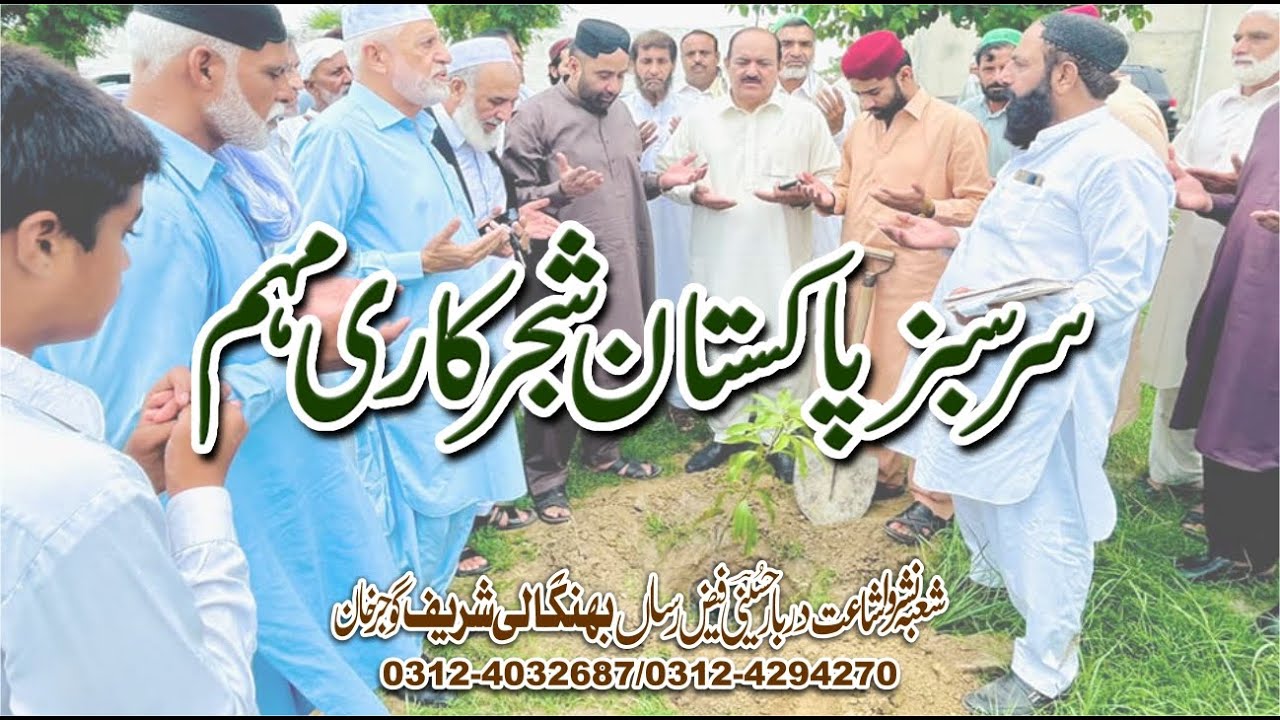 Tree Plantation | Shajar Kari Muhim | Pir Syed Makhdoom Abbas Muhammad Shah | NRSP | 04 Aug 2024