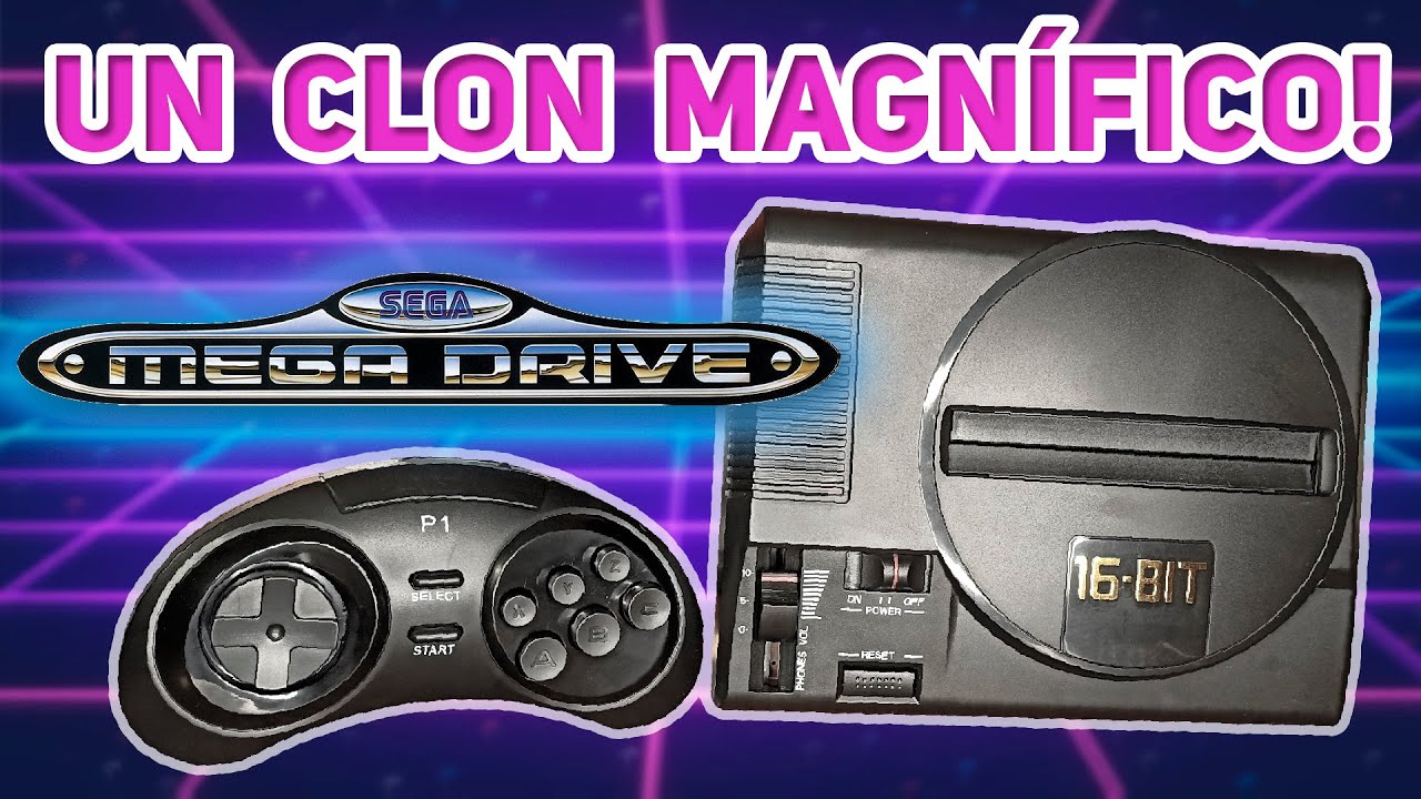 HD RETROGAME 16-BIT 🕹️ ¿EL MEJOR CLON DE MEGADRIVE?