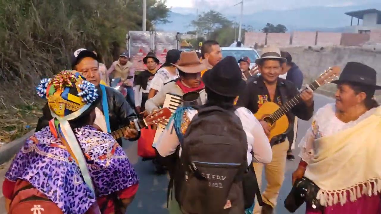 grupo Cariño Urcuquireño en la fiesta de San Fernando de Coñaqui 2023