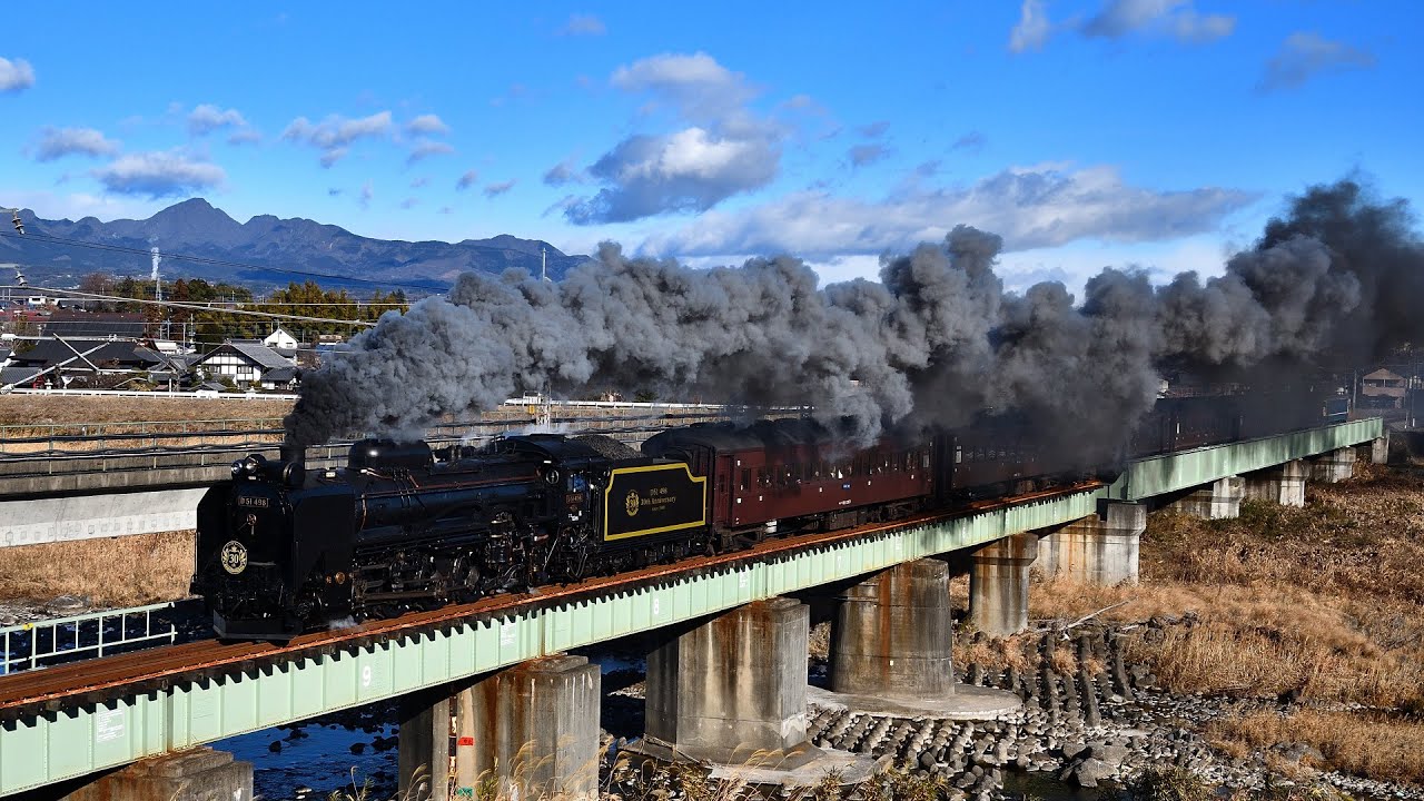 【D51 498】信越本線SLぐんまよこかわ号の旅総集編【旧型客車】25／1000急勾配に挑むD51