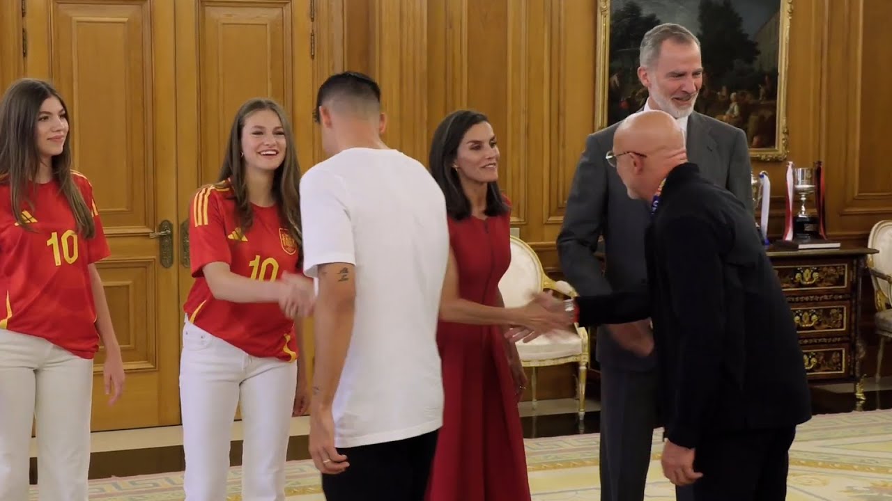 Princess Leonor meets The Champion Footballer Gavi