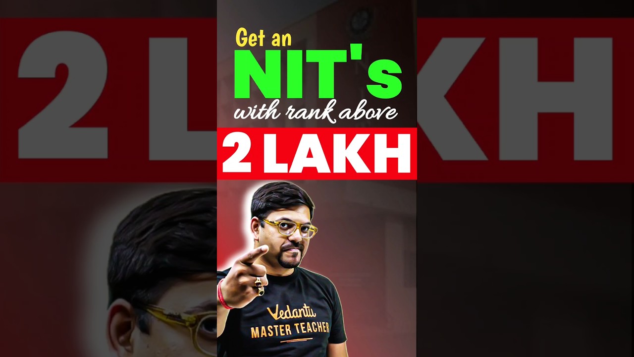 Get these 3 NITs in above 2 Lakh JEE Rank🤩#jee #iit #iitjee #iitjeepreparation#jeemains #jeeadvanced