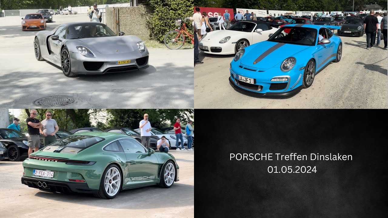 Porsche Treffen Dinslaken, 01.05.2024 | 918 Weissach, GT3 RS 4.0, 911 S/T and more!