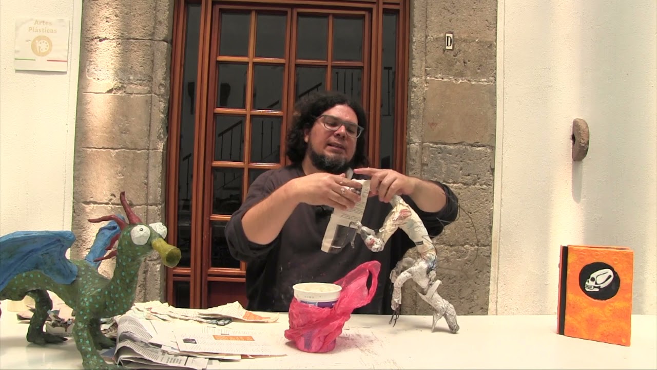Cartonería. Seres fantásticos con estructura de alambre”, sesión 3