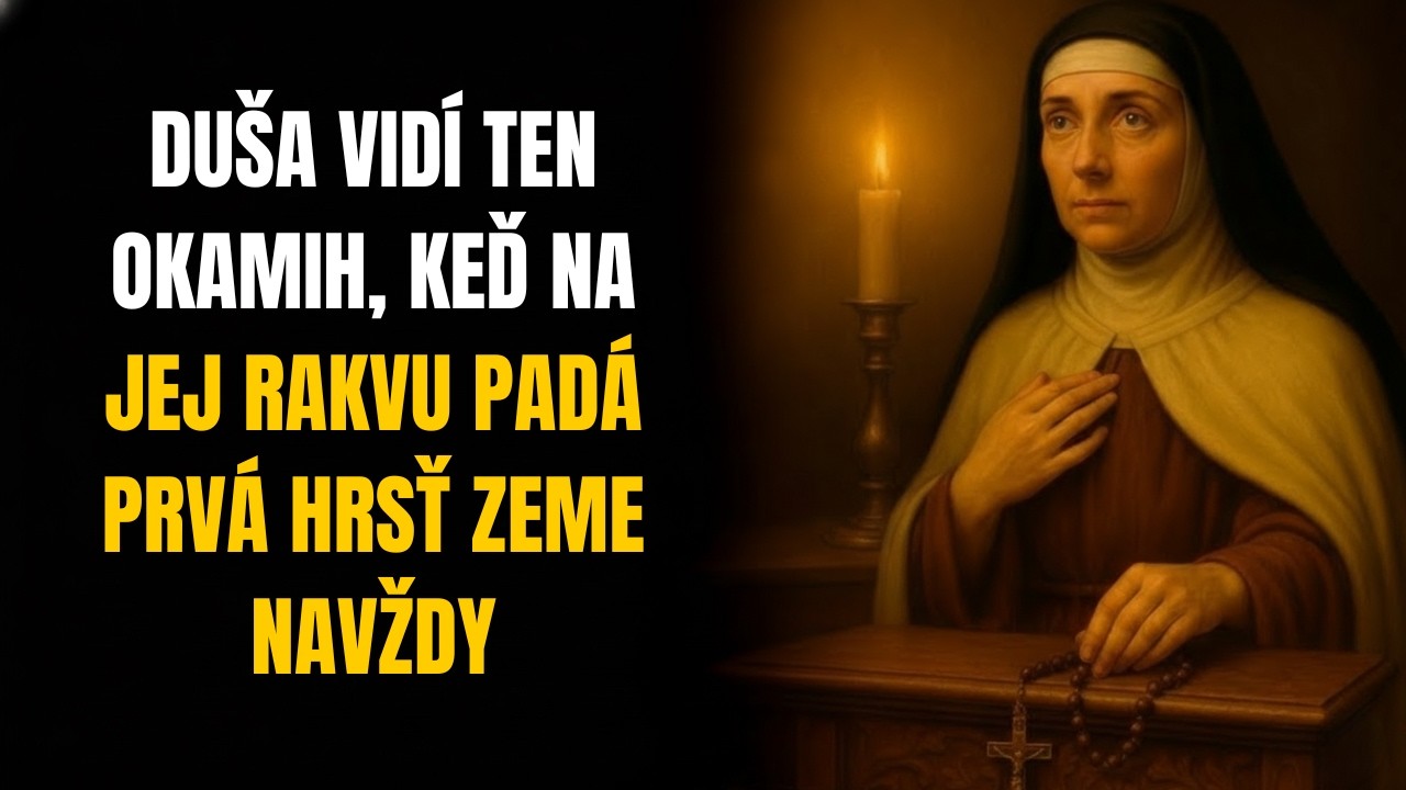 Svätá Terézia Odhalila: 8 vecí ktoré duša vidí keď na jej rakvu hádžu prvú zem — NIKTO TO NEVIE!