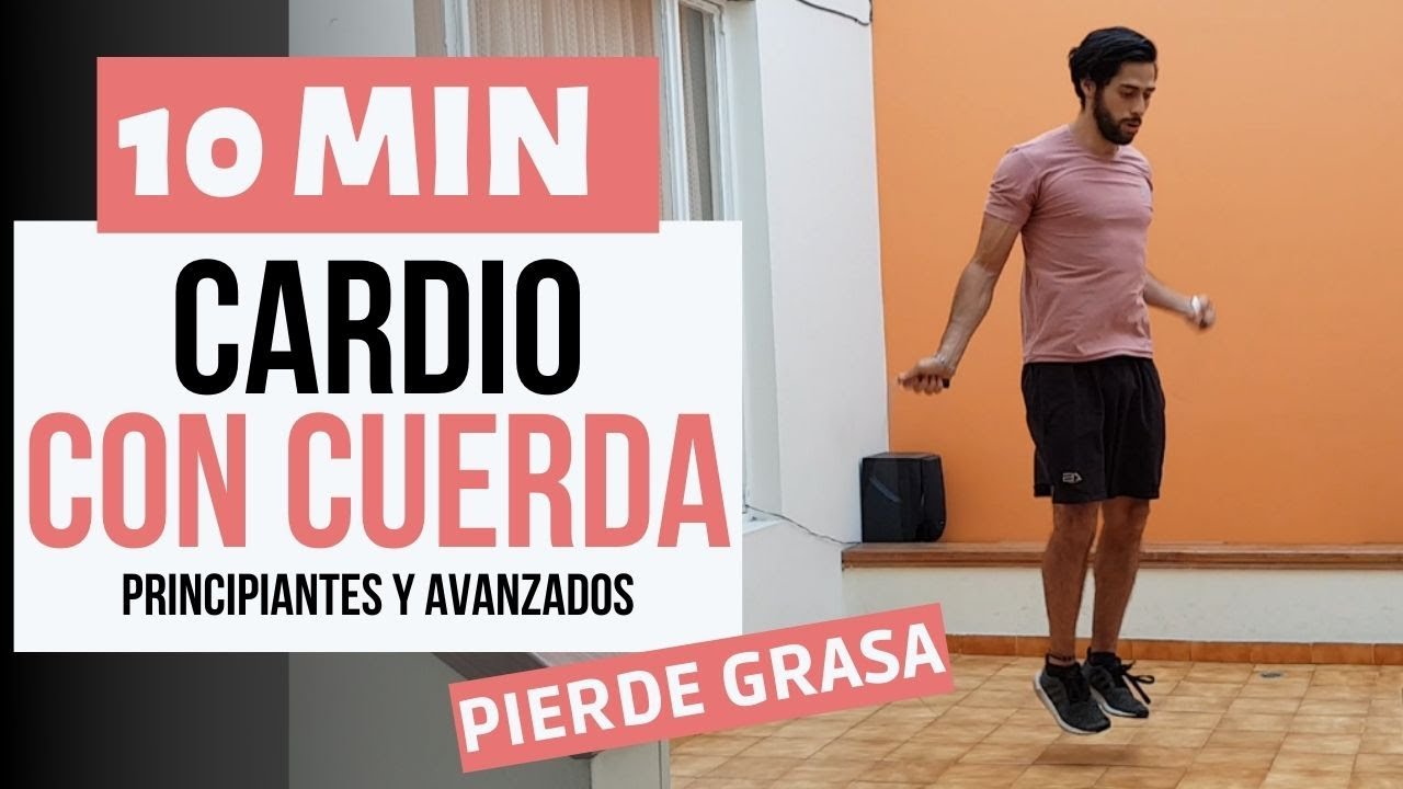 Rutina de 🔥CARDIO CON CUERDA🔥Principiantes y avanzados //10 min// Pierde grasa saltando la cuerda