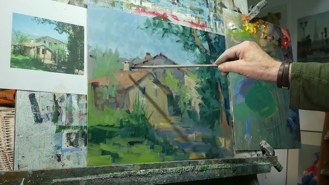 Christian Arnould /démo Oil painting