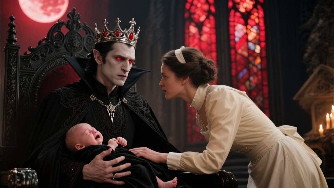 The Vampire King’s Infant Wouldn’t Stop Crying Until a Waitress Whispered, ‘He Isn’t Ill… He Just