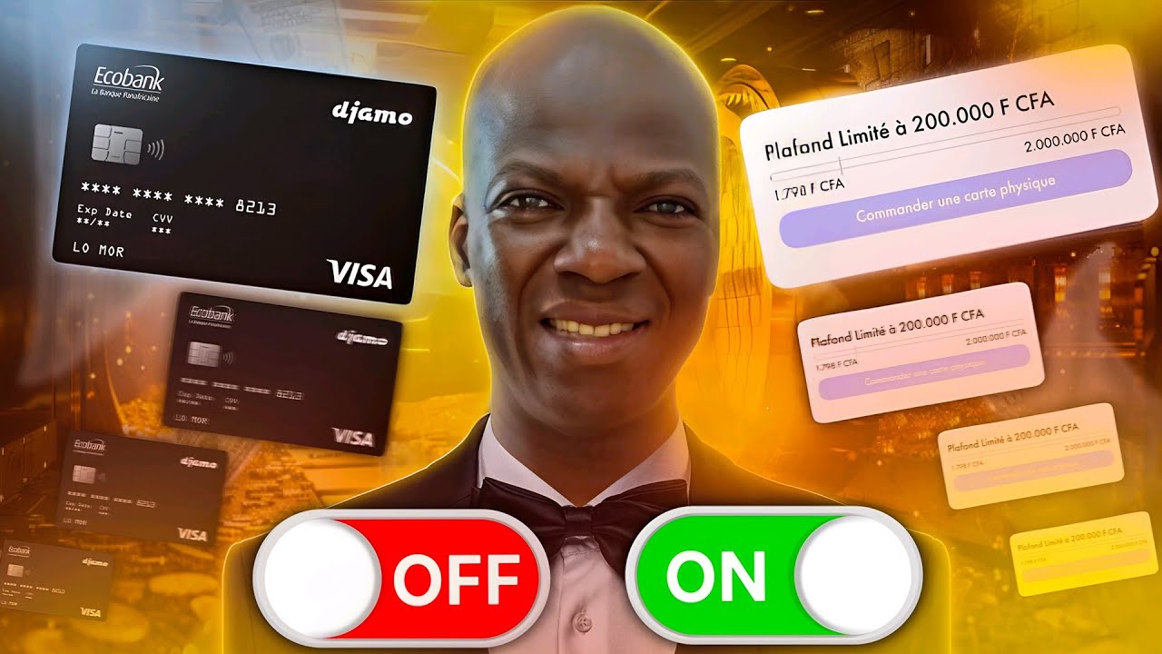 Comment Ajouter votre Carte Virtuelle Djamo  sur PayPal au Sénégal ( En Wolof )
