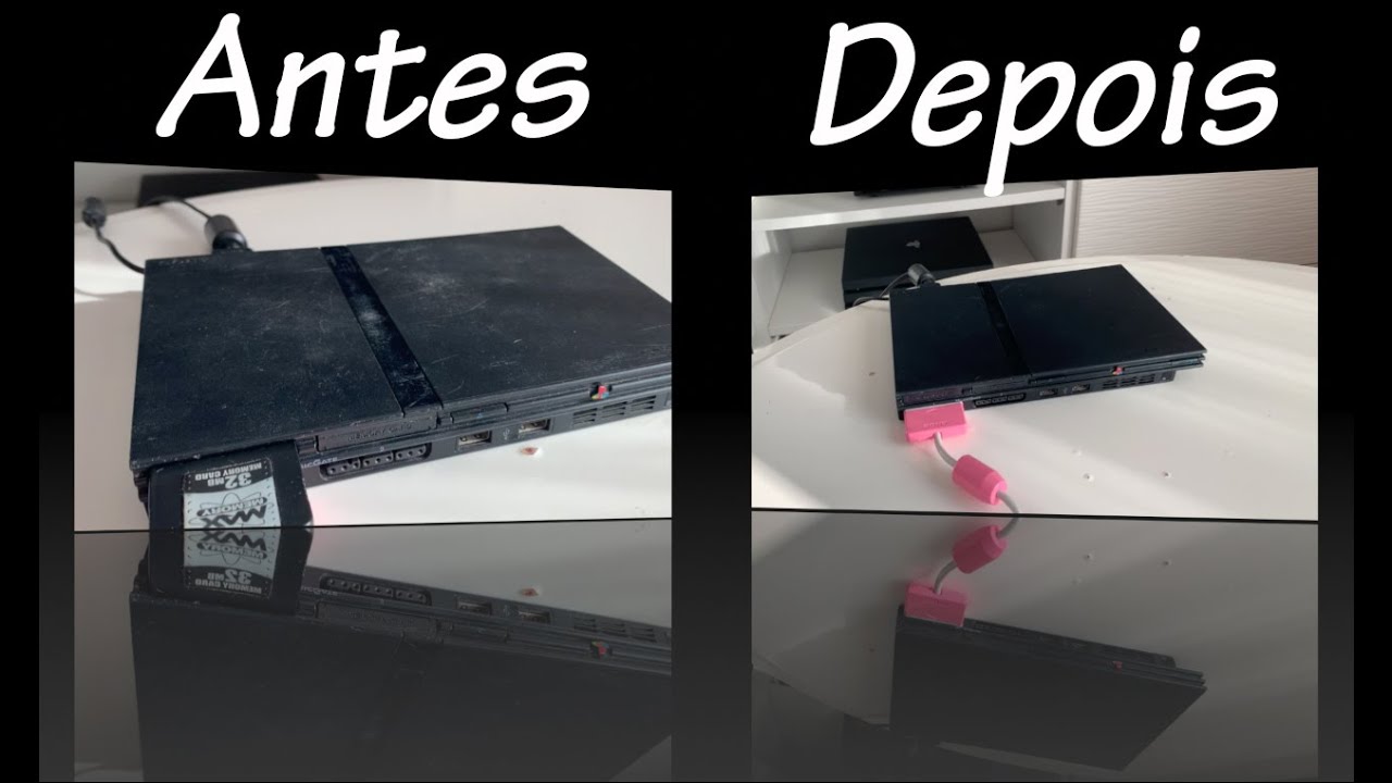 LIMPEZA E RESTAURO DETALHADOS PS2 SLIM