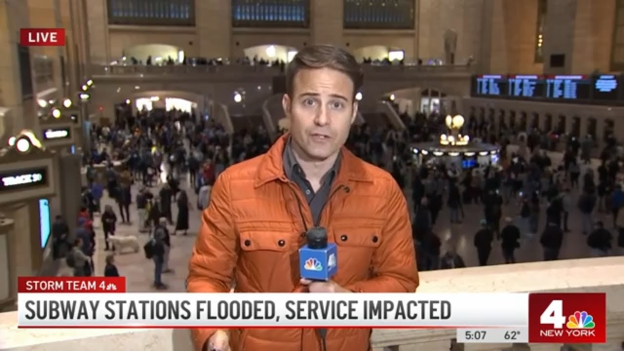 Nightmare at Grand Central and LaGuardia as floods inundate NYC | NBC New York