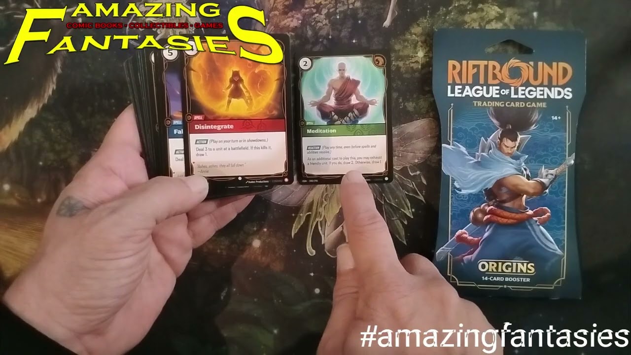 Saturday Morning Wake and Crack!  Opening packs of Riftbound League of Legends Origins Card Game