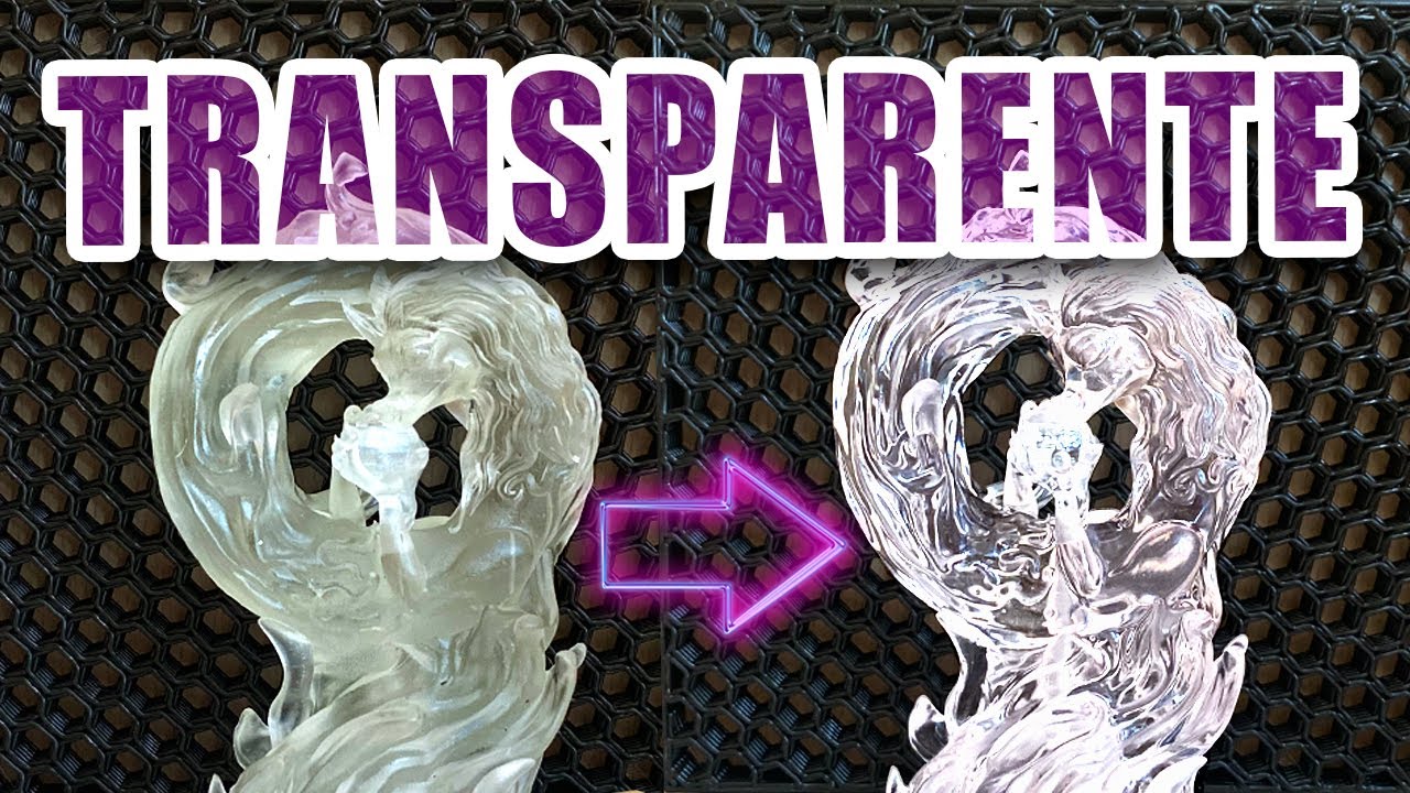 🟡Cómo hacer ►PIEZAS TRANSPARENTES🟡 de Resina (con tu Impresora 3D)