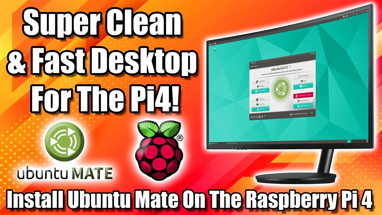 Clean & Fast Desktop for the The Raspberry Pi4! How to Install OfficialUbuntu-Mate On The Pi4