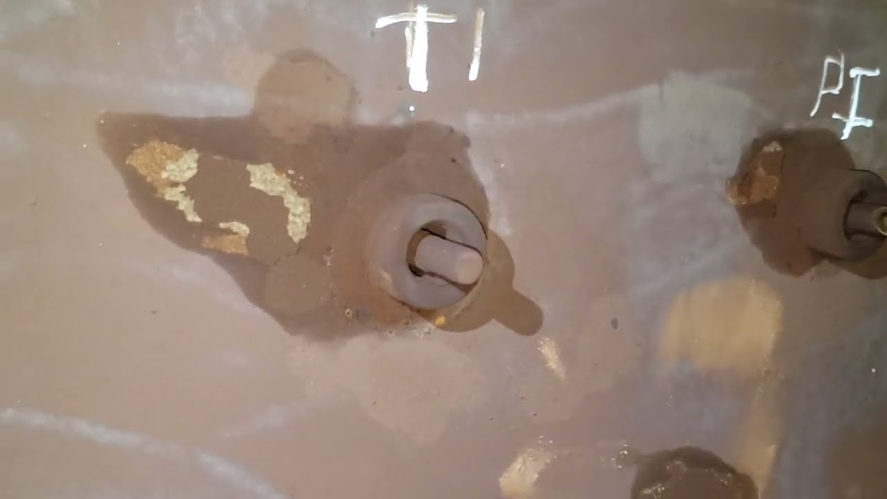 weld and Internal surfaces of Horizontal vessel