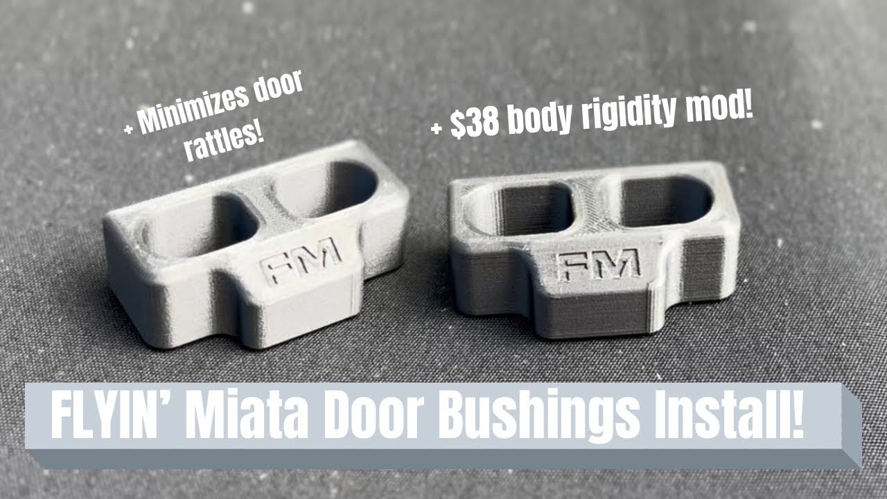 Flyin’ Miata NB Door Bushings Install!