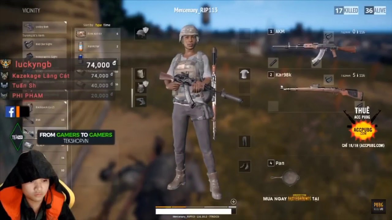 (PUBG TOP 1) Rip113 killed 43 world records solo spuad | top 1 đ&ocirc;ng nam &aacute;| 👍👍👍