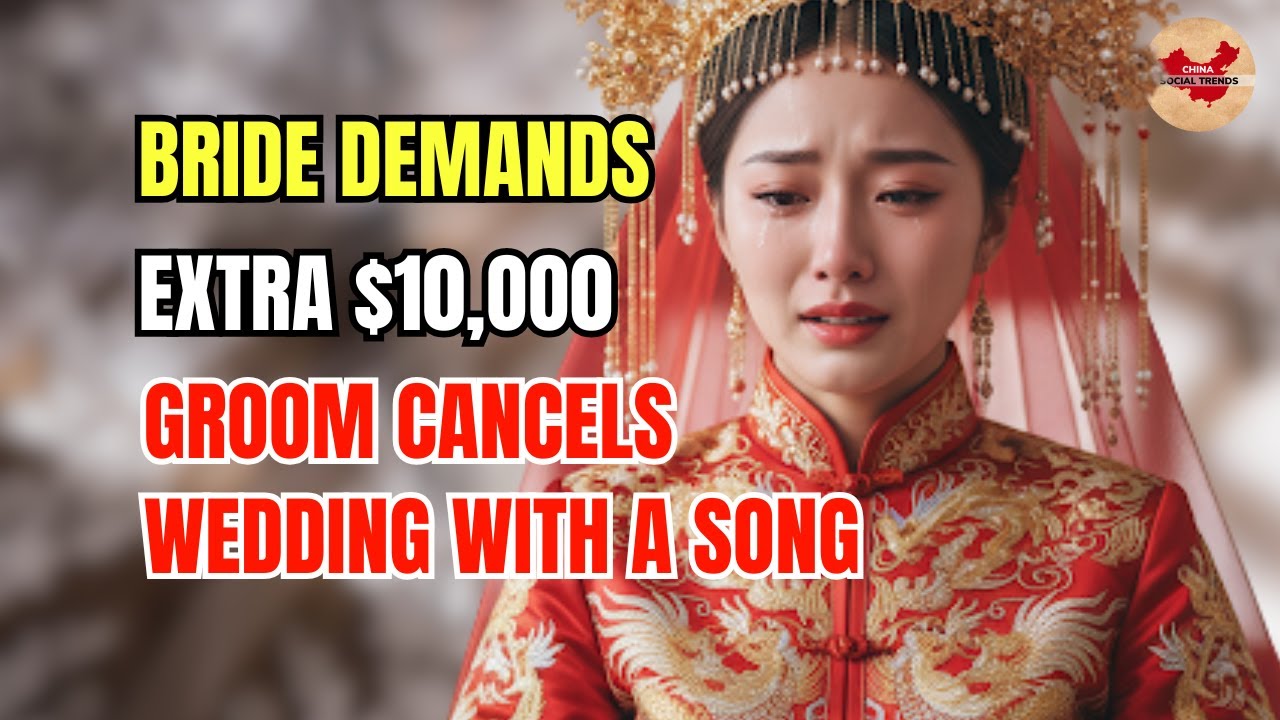 The bride demanded an extra $10,000 at the wedding, and the groom canceled the marriage with a song