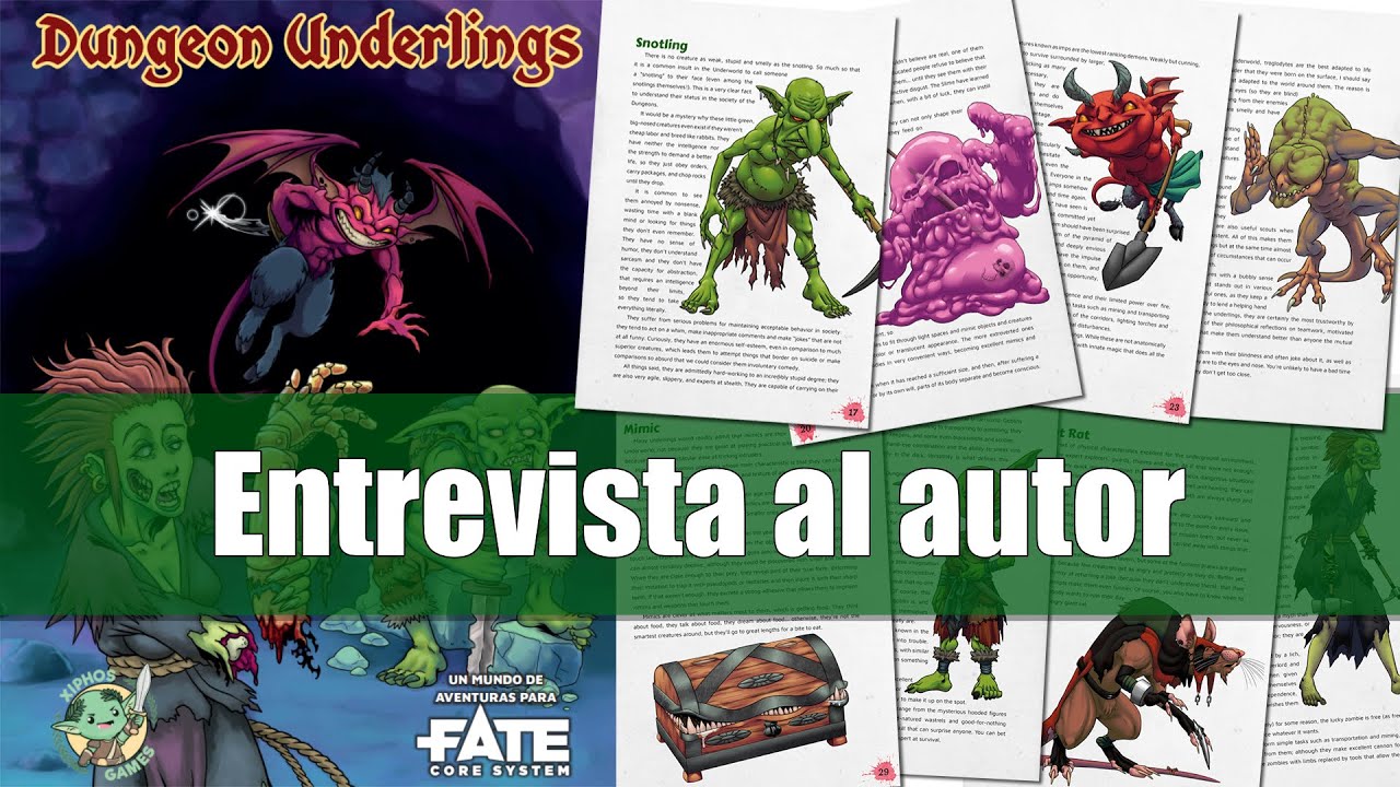 Dungeon Underlings - Entrevista al autor