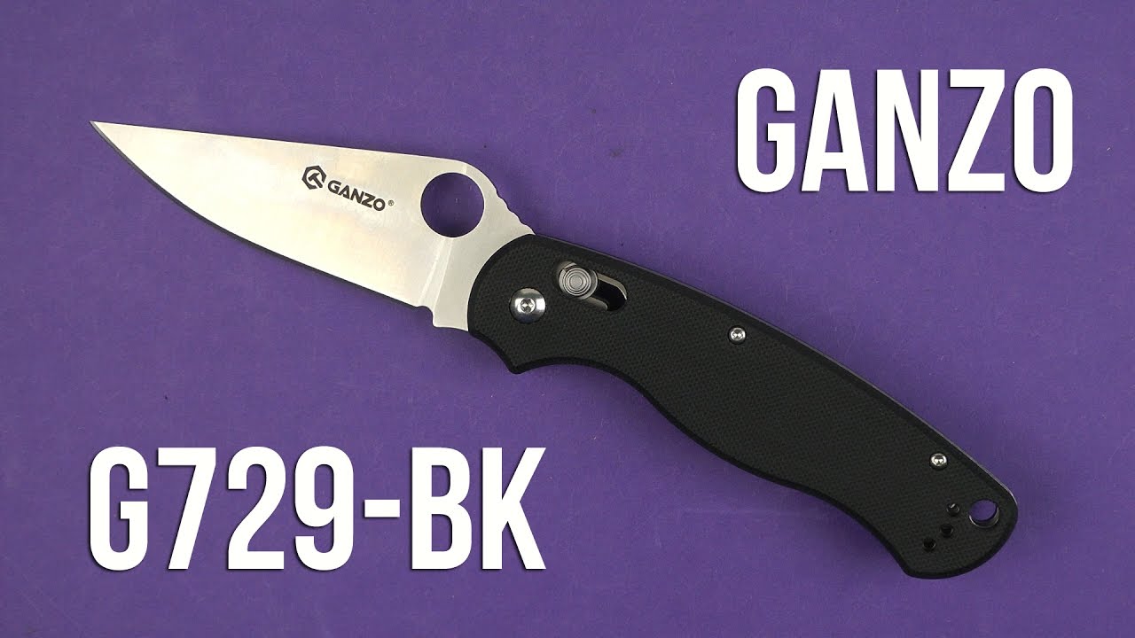 Распаковка Ganzo G729 Black