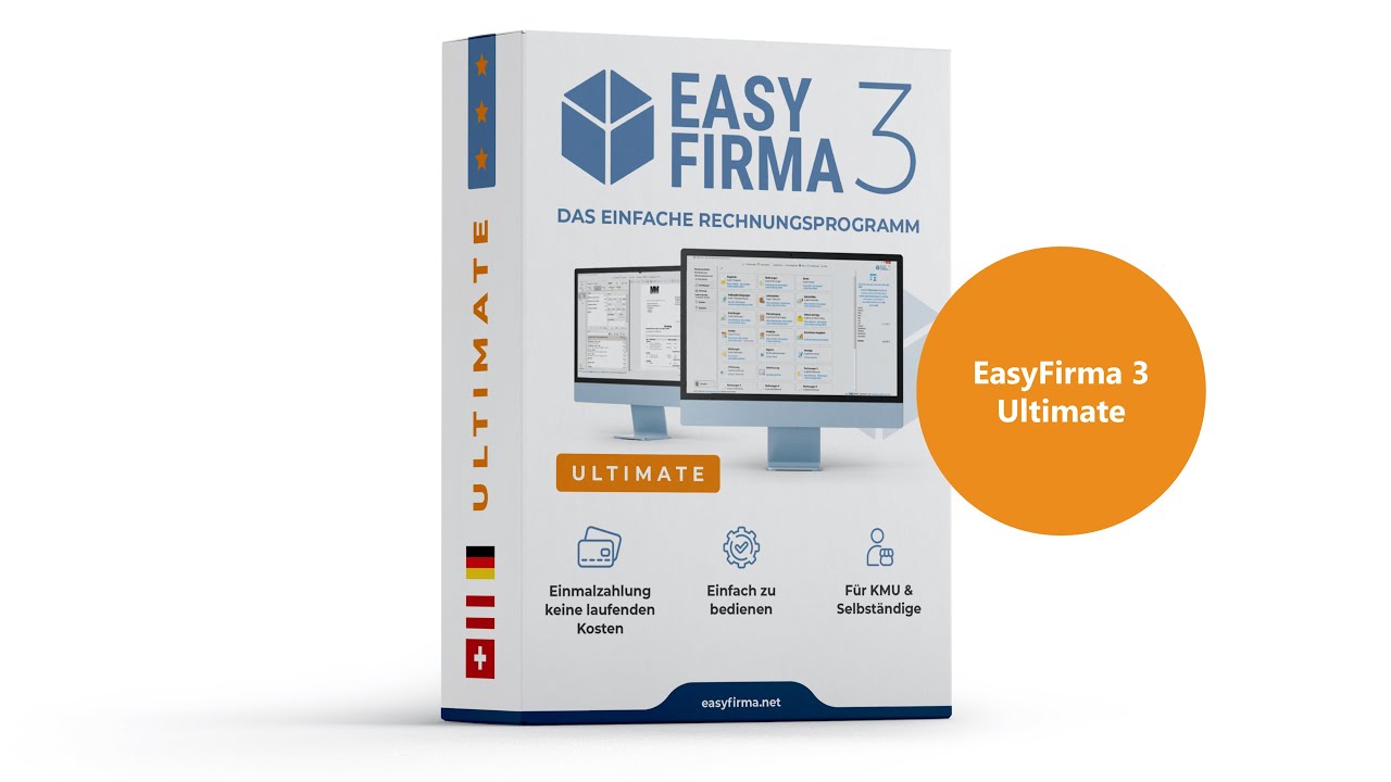 EasyFirma 3 Ultimate – Das Rechnungsprogramm für Handwerker und Kleinunternehmer