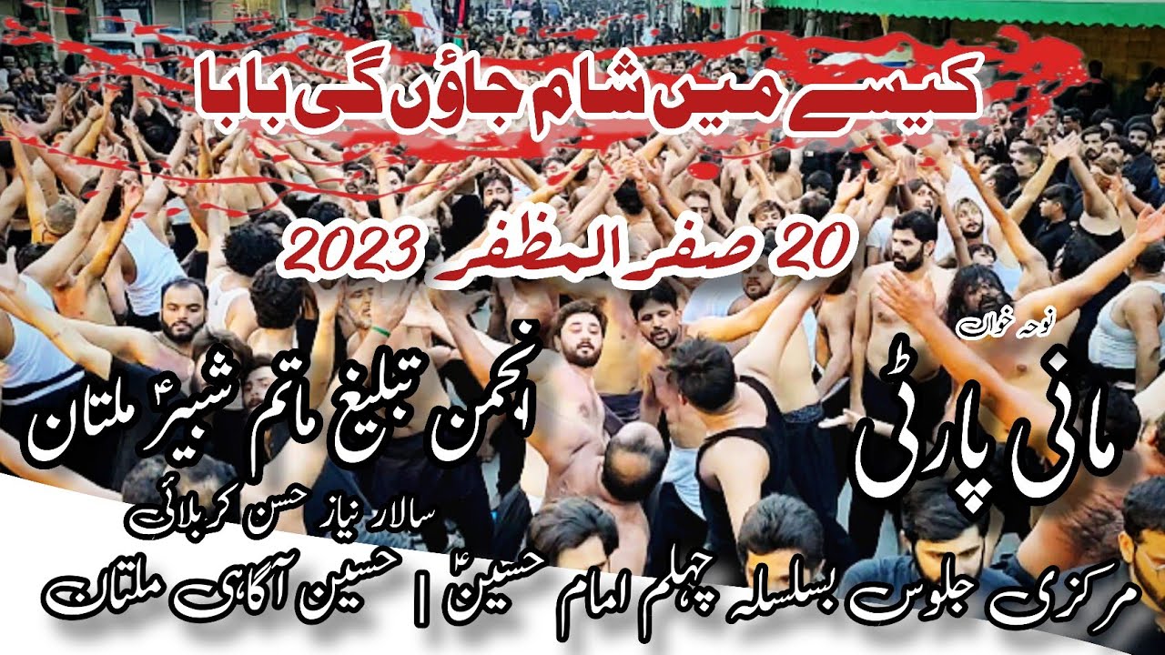 Kaisy M Sham Jau Gi Baba | Chehlum Imam Hussain a.s | Mani Party | A.T.M.S