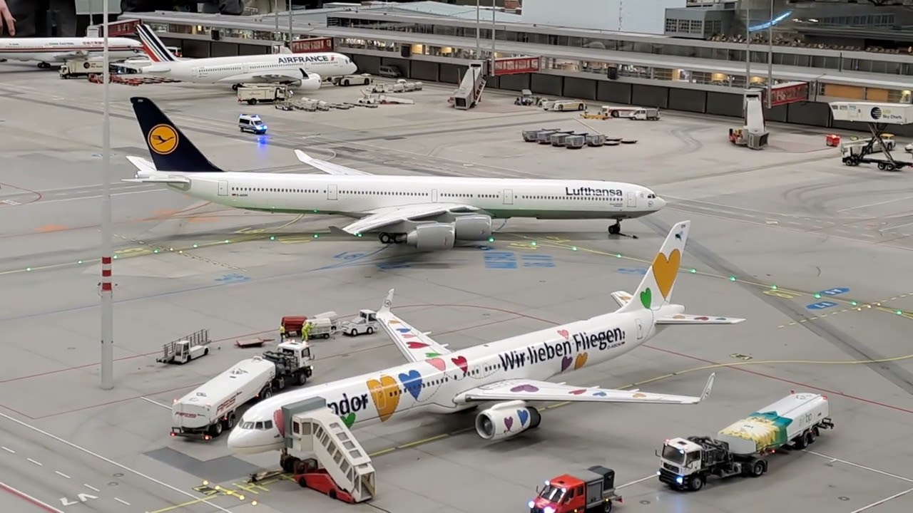 Flughafenbetrieb im Miniaturwunderland