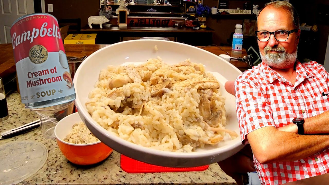 Ninja Speedi Chicken & Rice w/ Campbell's Cream of Mushroom Soup