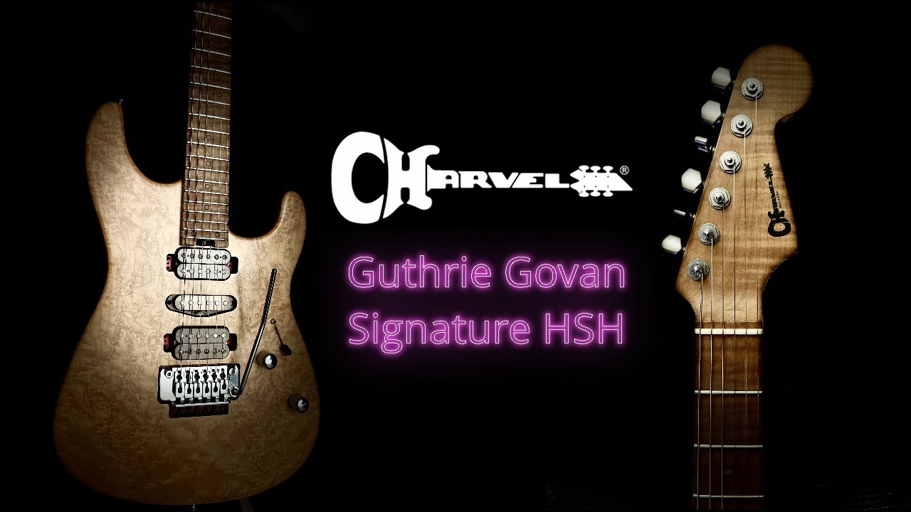 Finally!! A guitar that I've longed to play! The Charvel Guthrie Govan Signature HSH